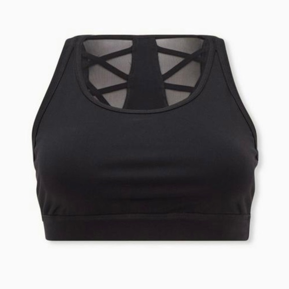 Torrid Plus Size Women’s Mesh Back Active Wicking Sports Bra Size 1X - Picture 5 of 11